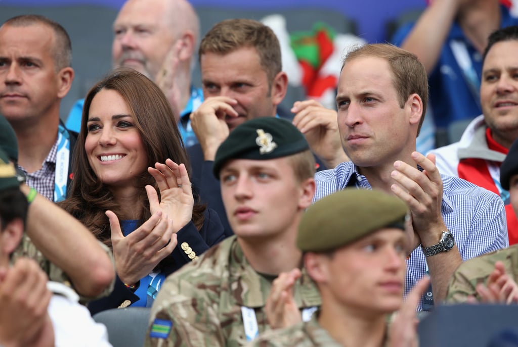 The Duke and Duchess of Cambridge at Commonwealth Games 2014