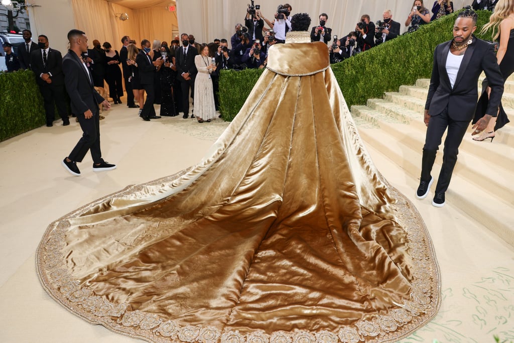 Lil Nas X Wears 3 Gold Versace Outfits at the 2021 Met Gala