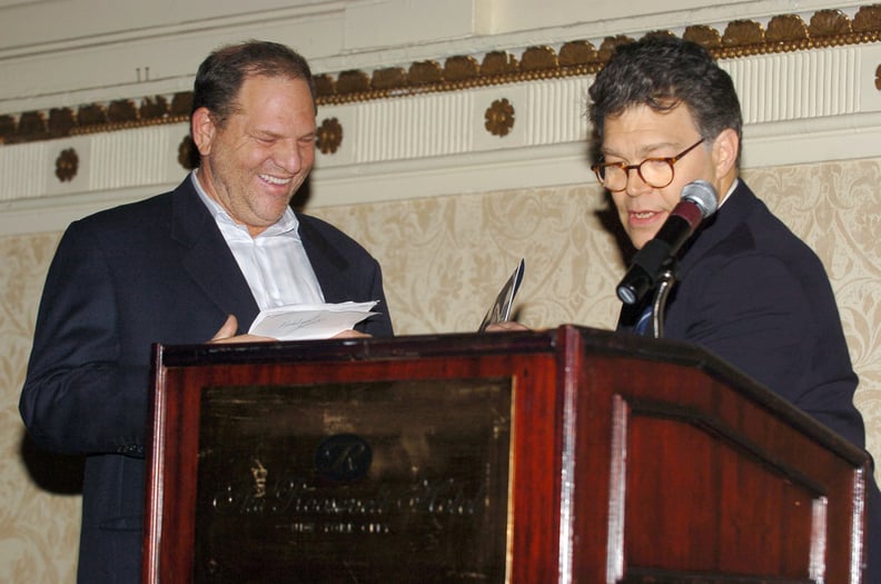 Harvey Weinstein and Al Franken during 2005 New York Film Critics Circle Awards Dinner - Reception at Roosevelt Hotel in New York City, New York, United States. (Photo by Dimitrios Kambouris/WireImage)