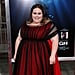 Chrissy Metz Red Dress Black Heels at Breakthrough Premiere