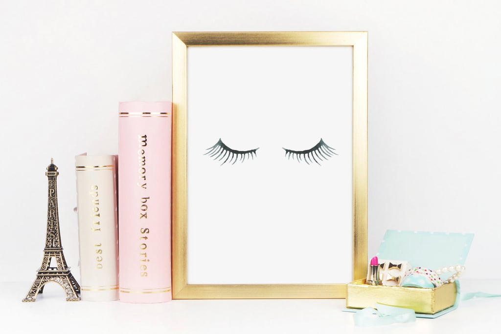 Minimalist Eyelash Print