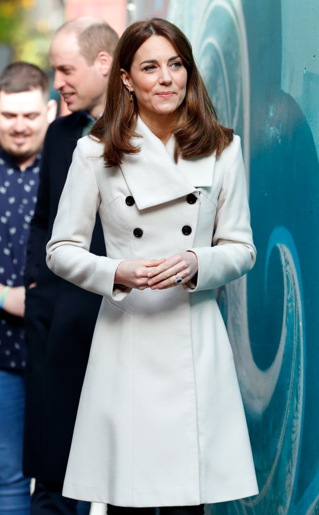 White Coat With Black Accents