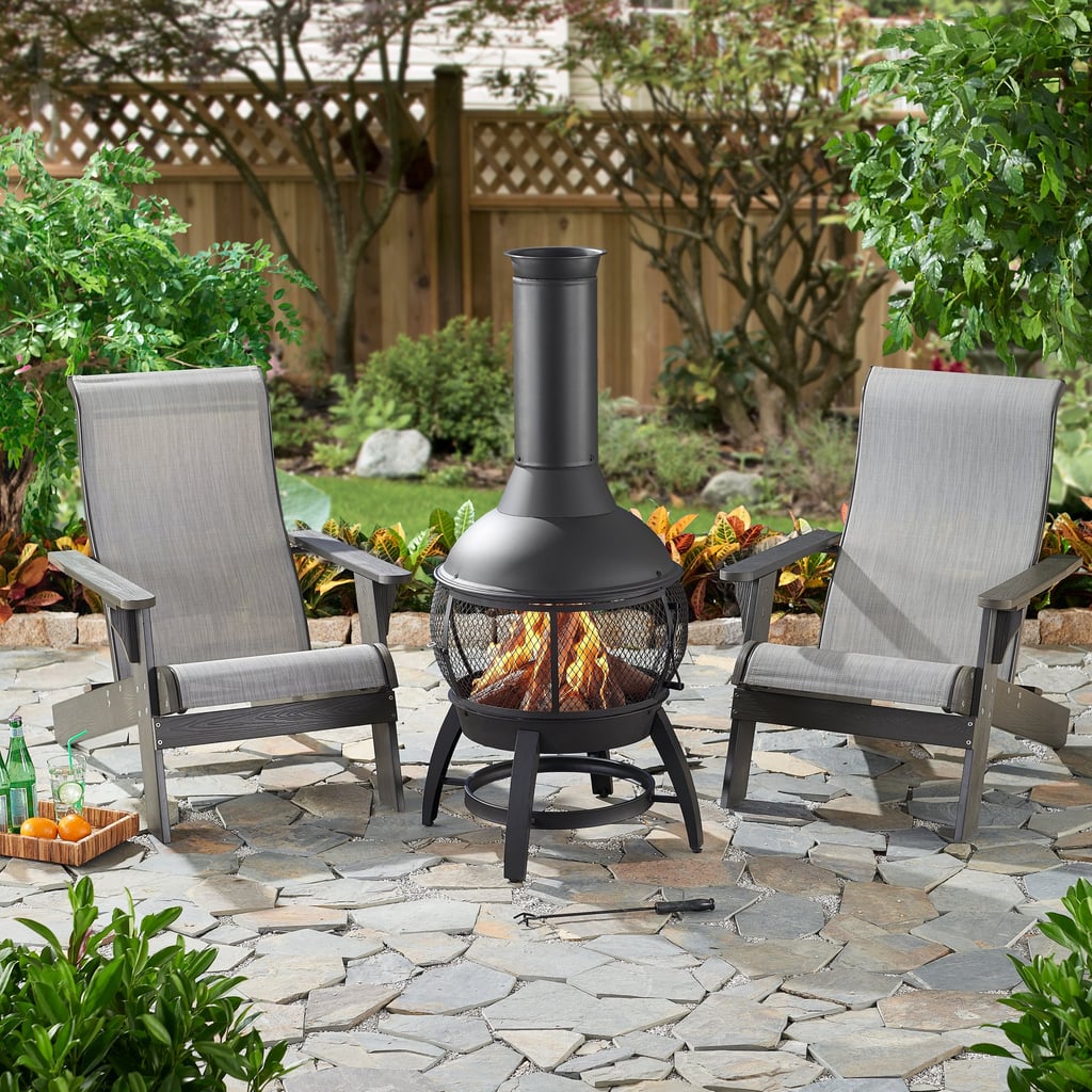 Mainstays Drayton Steel Wood Burning Chiminea Give Your Backyard