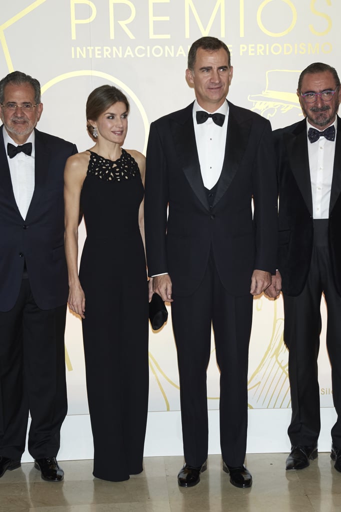 Queen Letizia and King Felipe in Black-Tie Attire Dec. 2015