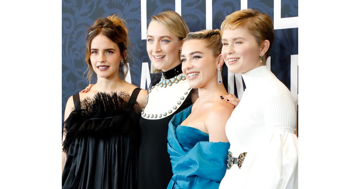 Pictured Emma Watson Saoirse Ronan Florence Pugh And