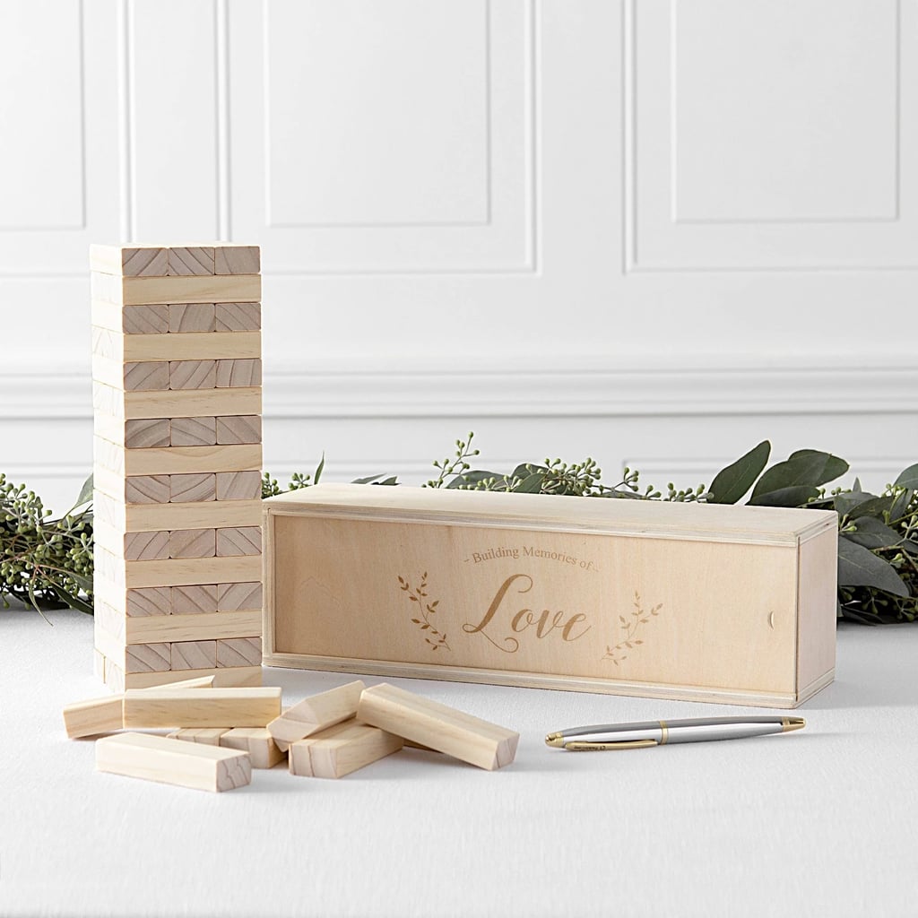 Building Memories Wooden Block Guestbook