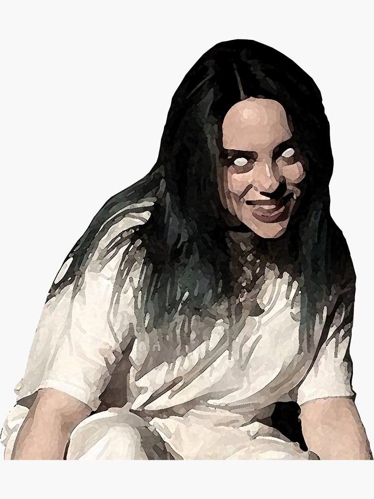 Billie Eilish Bury a Friend Sticker