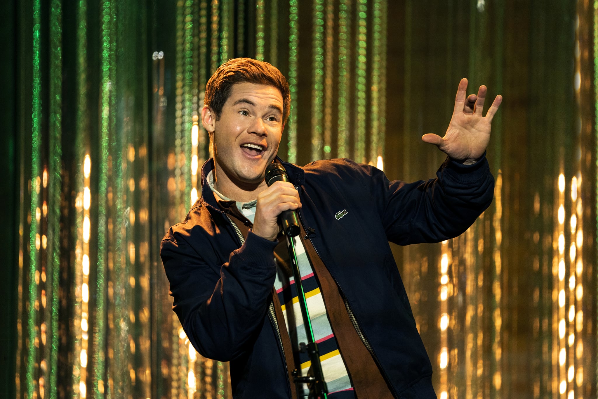 PITCH PERFECT: BUMPER IN BERLIN -- Episode 103 -- Pictured: Adam Devine as Bumper Allen -- (Photo by: Julia Terjung/Peacock via Getty Images)