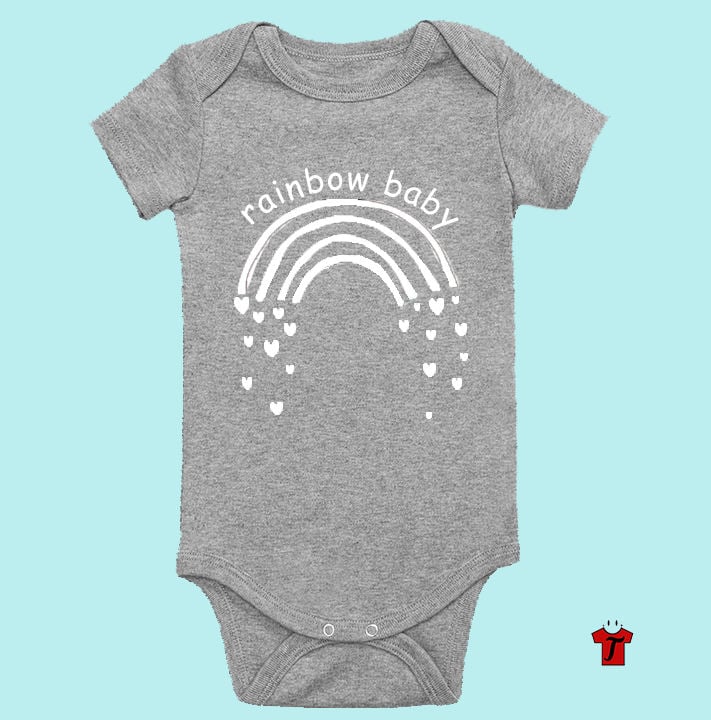 rainbow onesie newborn