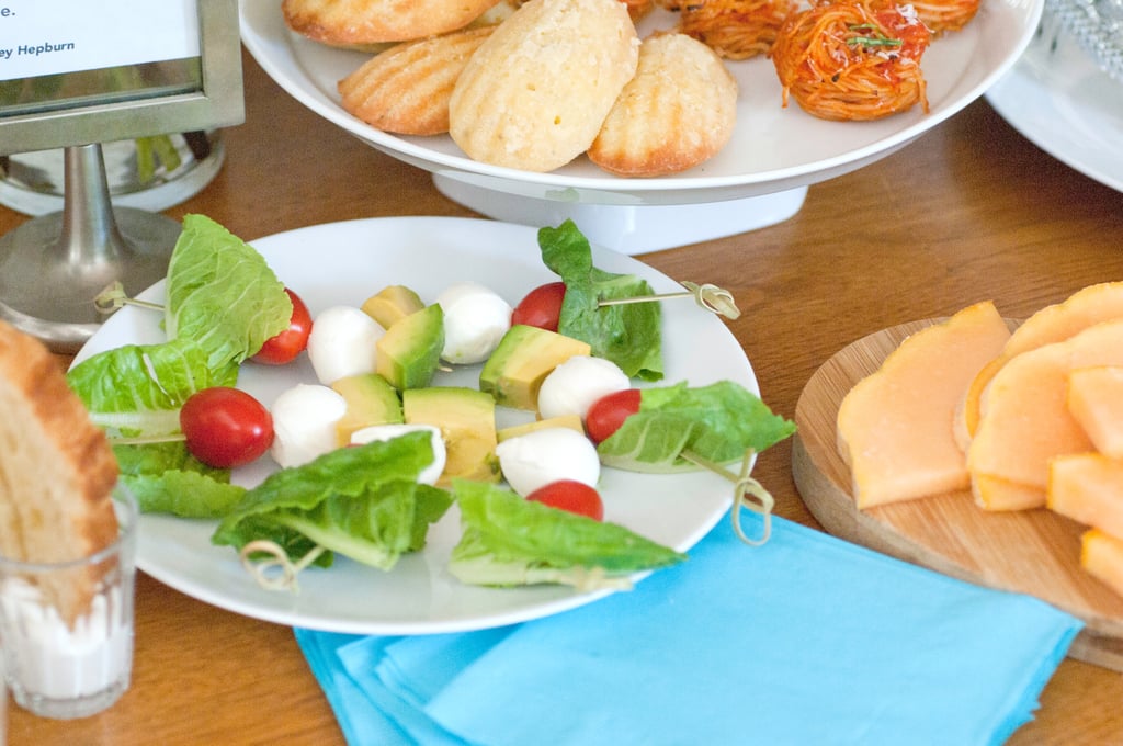 Simple Caprese Salad and Tuscan Melon
