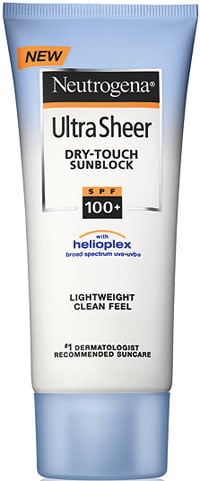 100 sunscreen