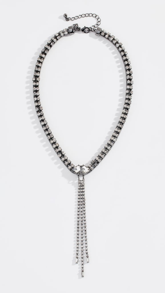 Rebecca Minkoff Gemma Crystal Fringe Necklace