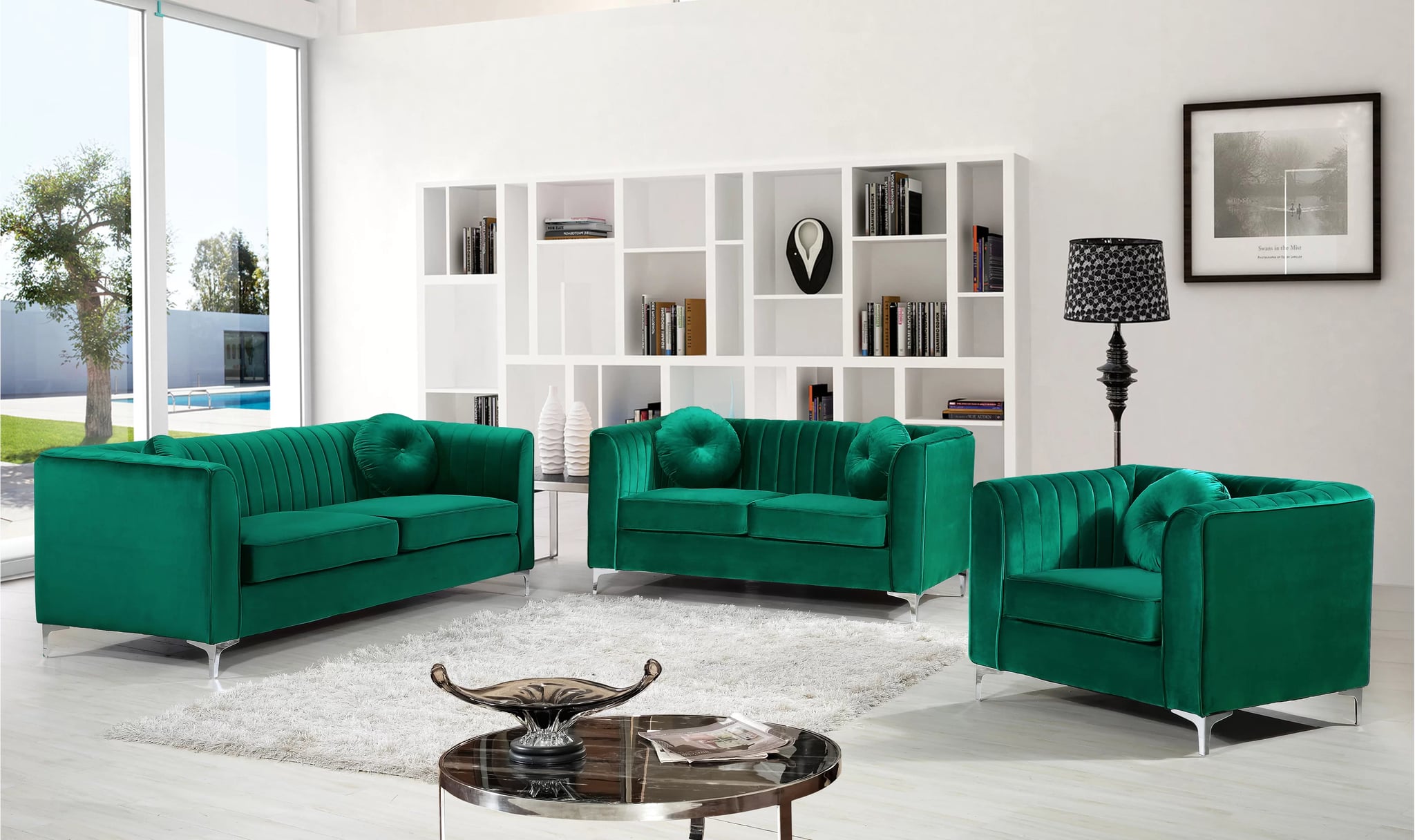 Configurable living online room set