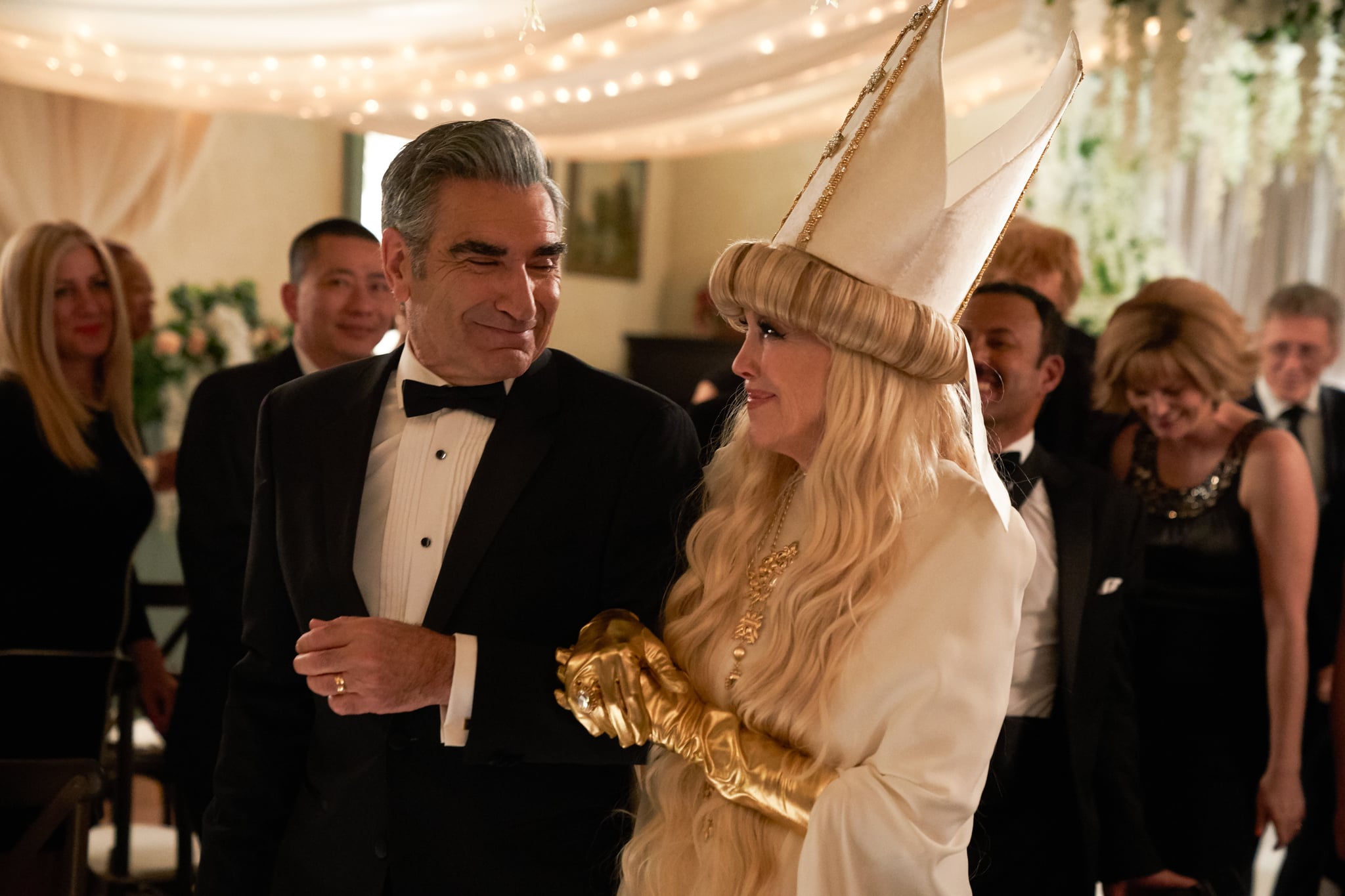 Schitt S Creek Every Outfit At David And Patrick S Wedding Popsugar Fashion Zendaya & john david washington talk malcolm & marie as they cover w magazine's latest issue. every outfit at david and patrick s