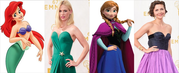 Disney Princess Dresses at Emmys 2015