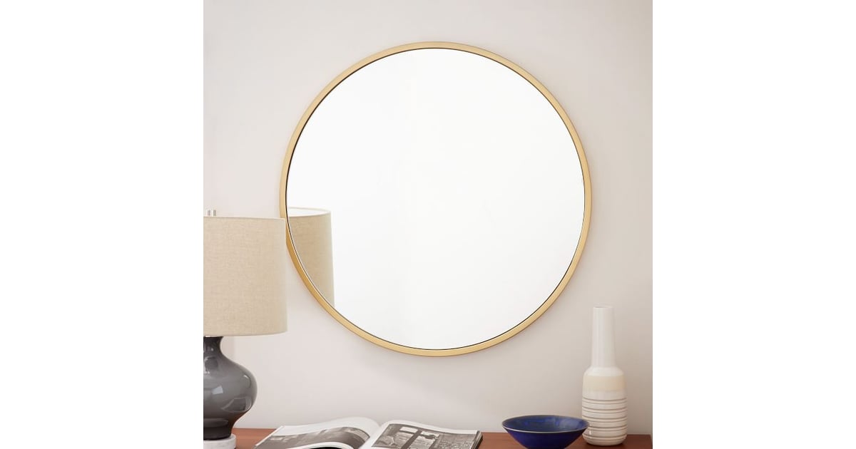 West Elm Metal Framed Wall Mirror Affordable West Elm Alternatives