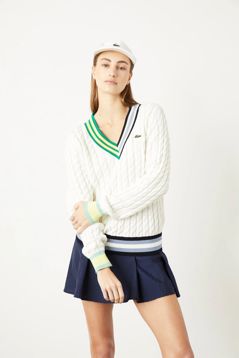 Light-Academia Outfits: Lacoste Collegiate Sweater