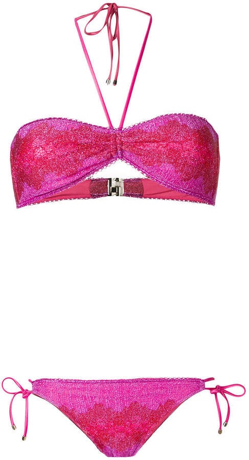 Missoni Mare Embroidered Bikini Set | Ashley Graham Pink Swimsuits For ...