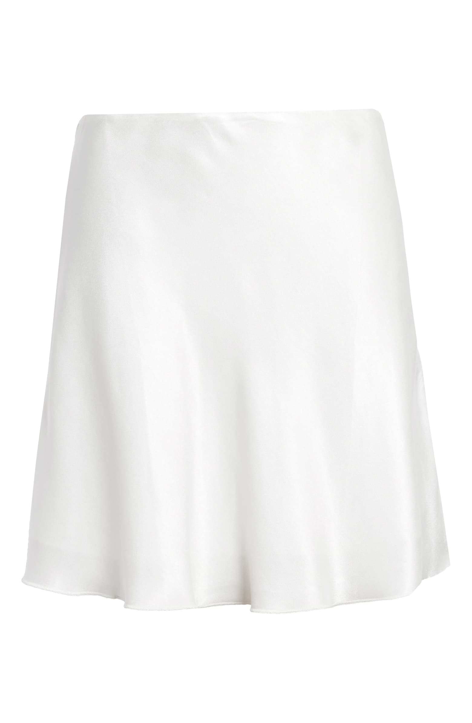 Bias cut satin skirt socialite store