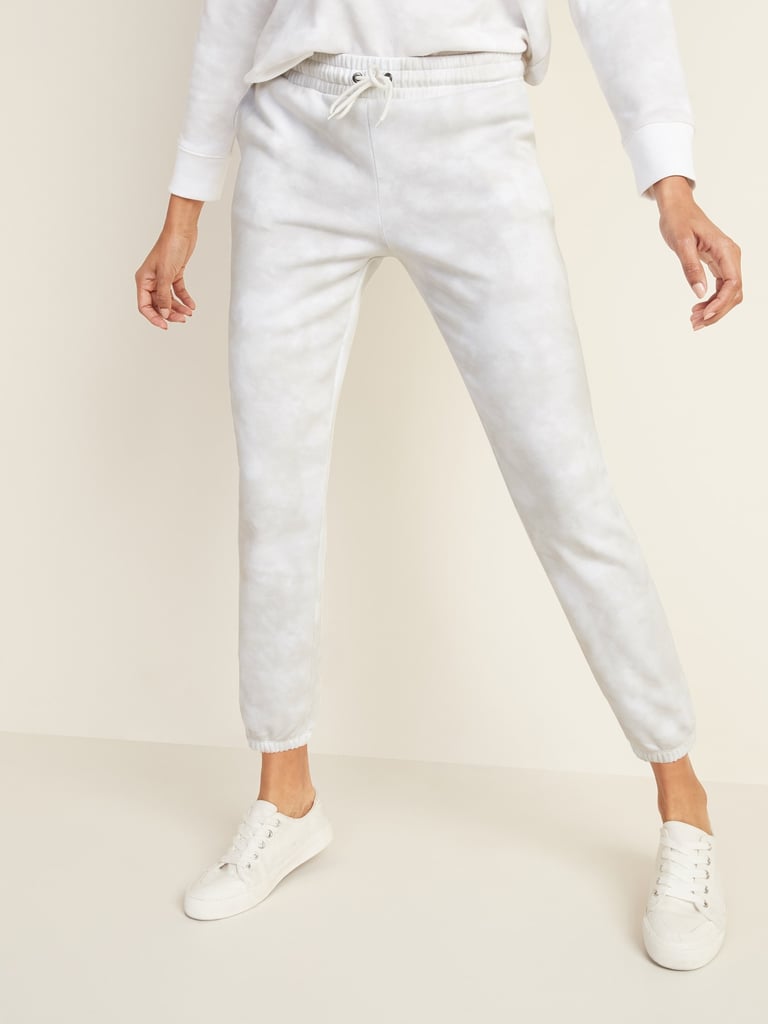 French Terry Cinched-Hem Joggers 