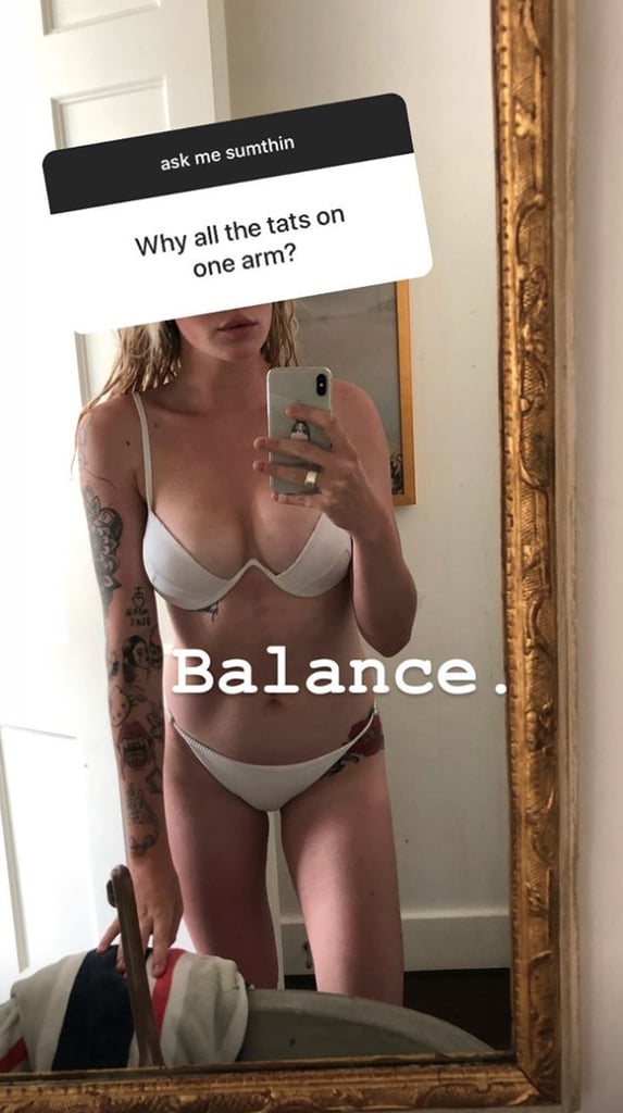 Ireland Baldwin's White Bikini July 2018