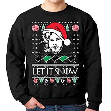 Let It Snow Game of Thrones Inspired Winter Is Coming Christmas T-shirt tops 