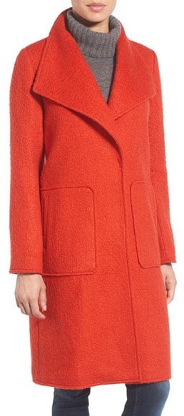 Bernardo Textured Long Coat ($198)