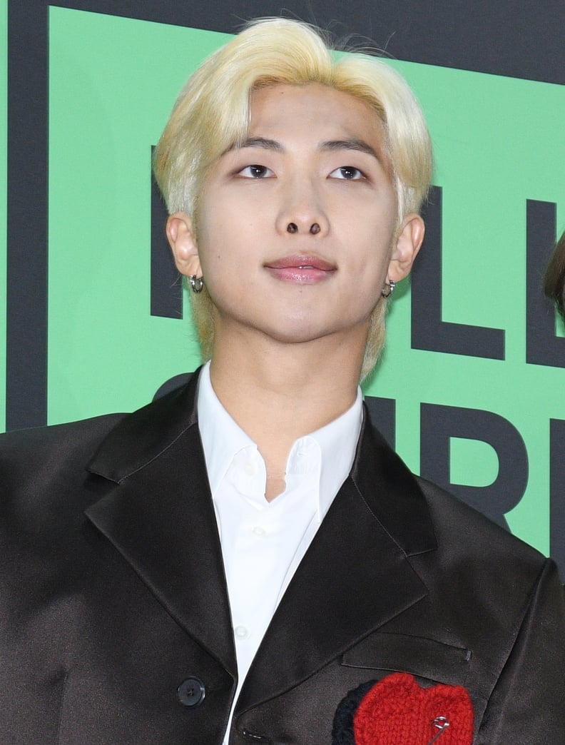 RM's Platinum-Blond Hair Color in 2019