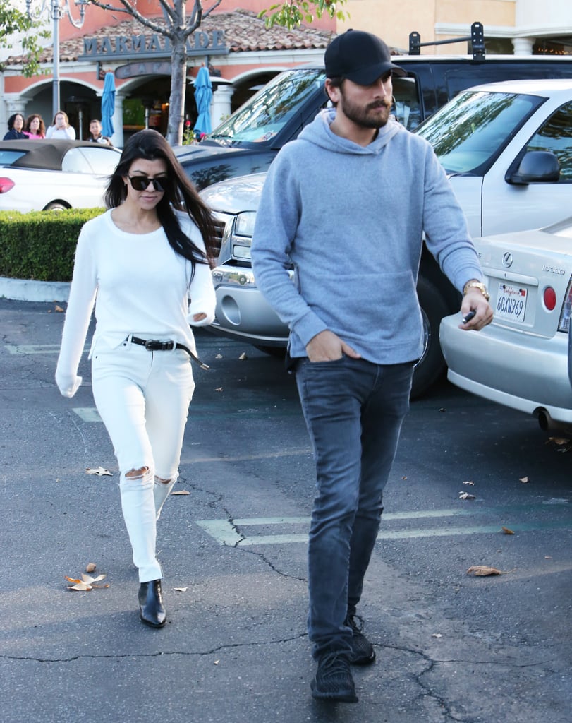 Kourtney Kardashian and Scott Disick Out in LA November 2015