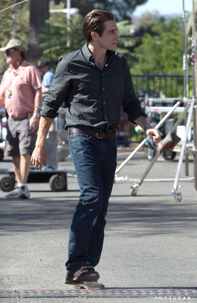 Jake Gyllenhaal on Nocturnal Animals Set
