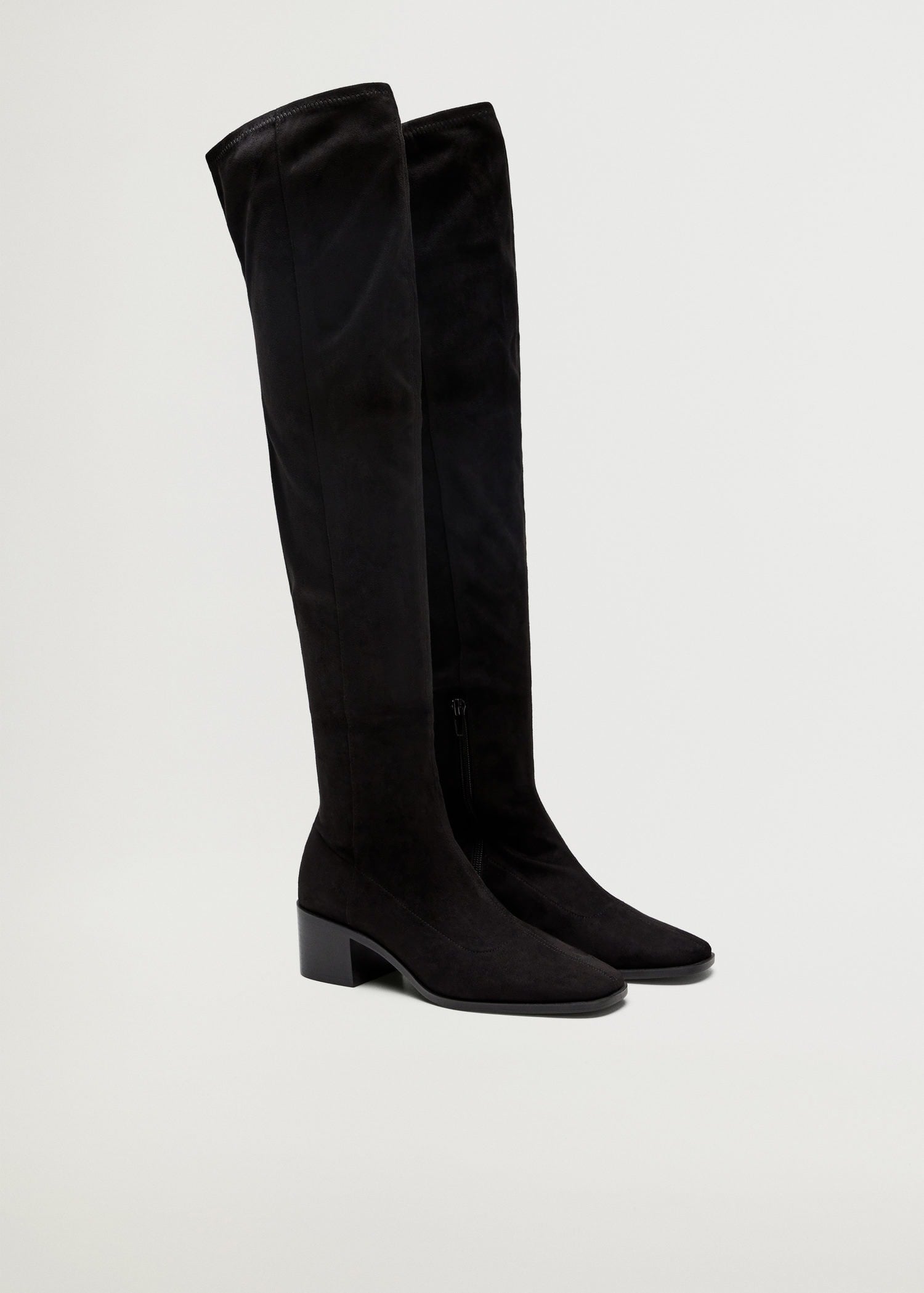 mango thigh high boots