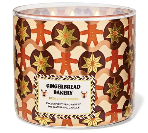 Gingerbread Bakery 3-Wick Candle