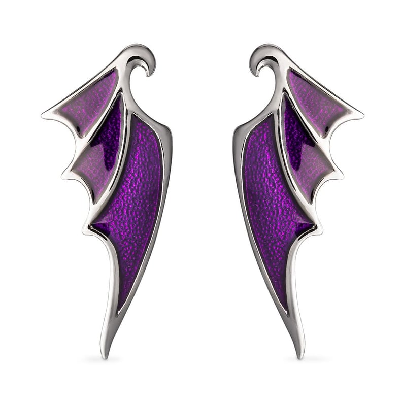 Maleficent Dragon Wing Earrings by RockLove
