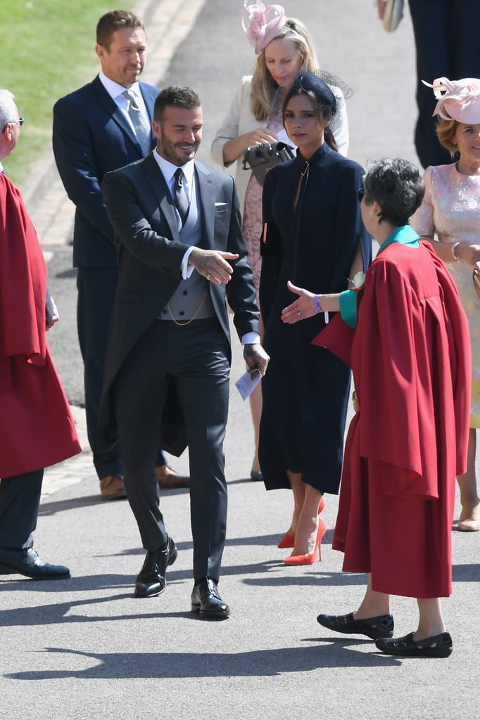 Victoria Beckham's Outfits at the Royal Weddings