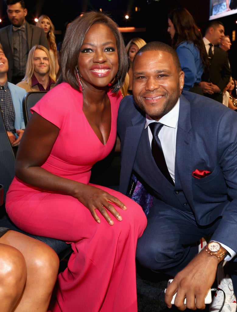Viola Davis and Anthony Anderson posed for a sweet snap.