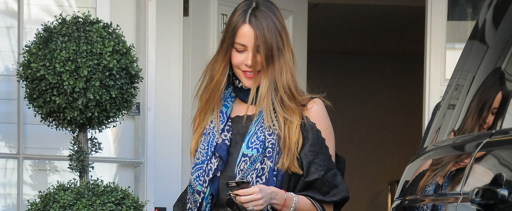 Sofia Vergara Denim Street Style April 2016