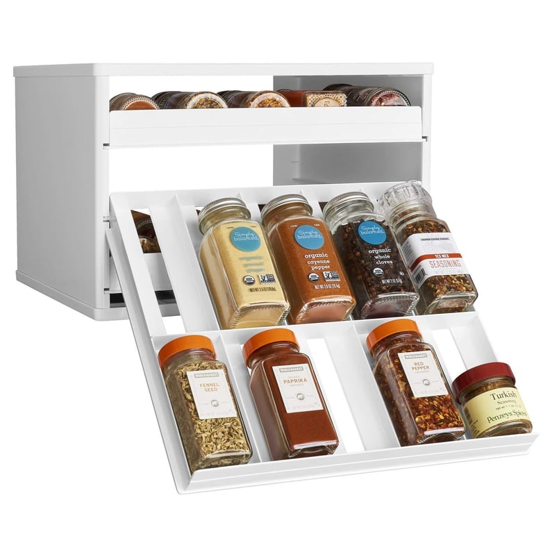 YouCopia Chef's Edition SpiceStack 30-Bottle Spice Organizer With Universal Drawers