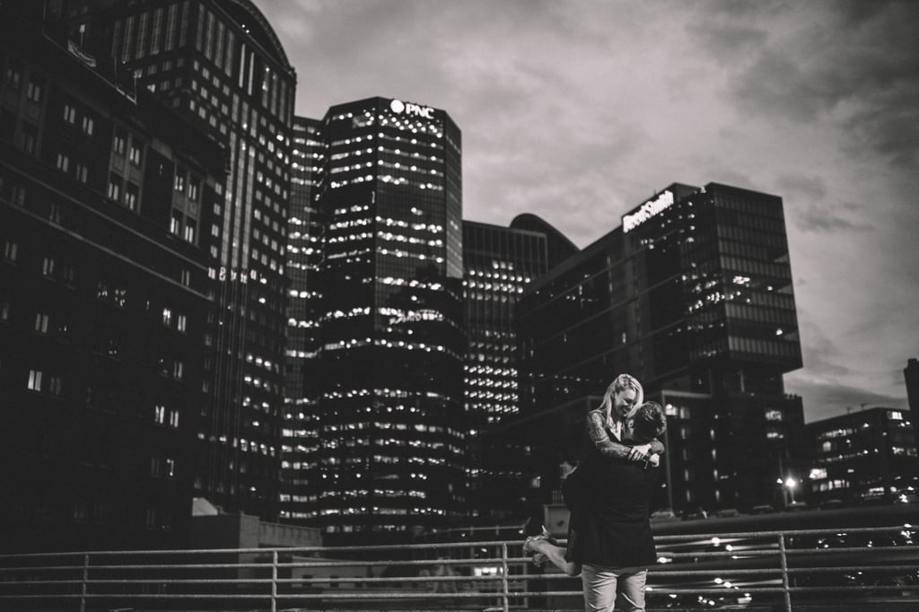Pizza City Engagement Shoot