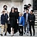 Angelina Jolie and Kids at the Louvre in Paris January 2018