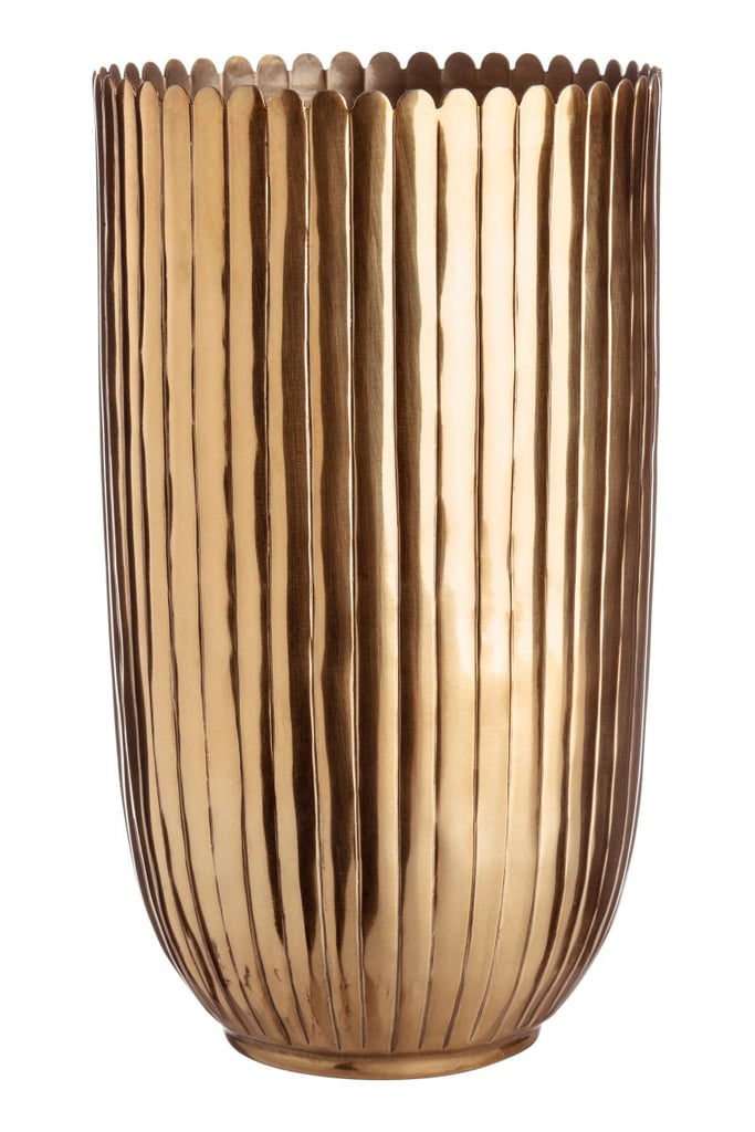 Tall Metal Vase