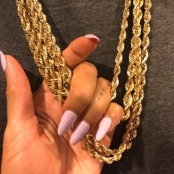 Beyonce's New Tiny Finger Tattoo