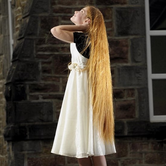 Little Girl Is Real Life Rapunzel With Long Hair