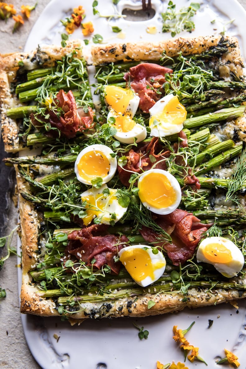 Asparagus, Egg, and Prosciutto Tart
