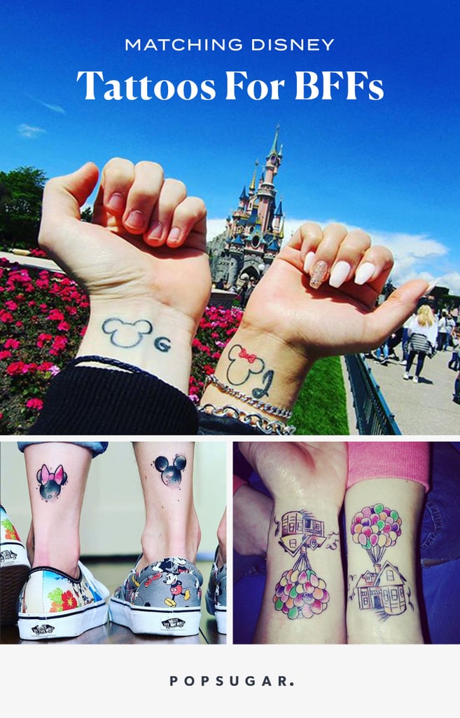 Matching Disney Tattoos For BFFs