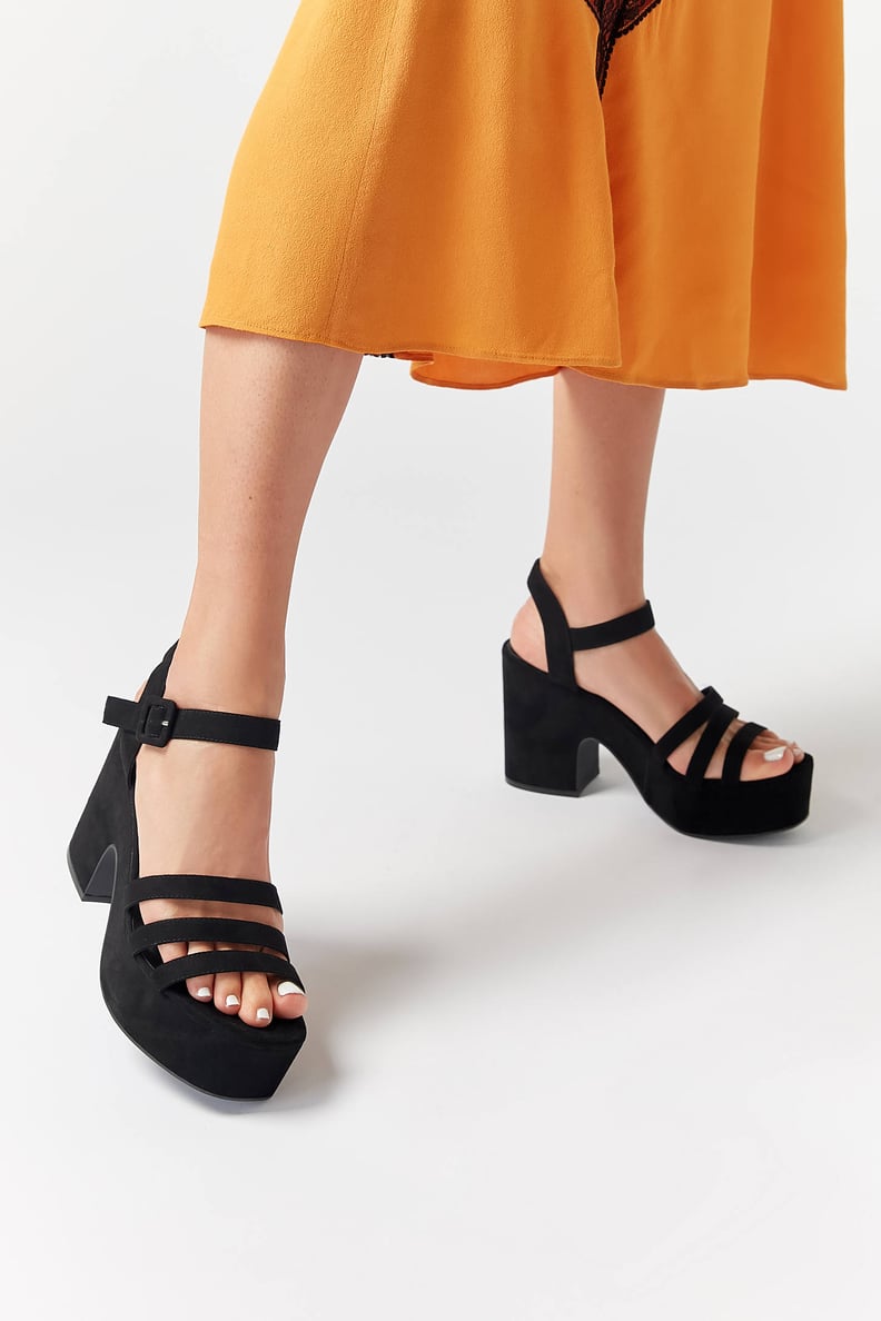 UO Avery Suede Platform Heels