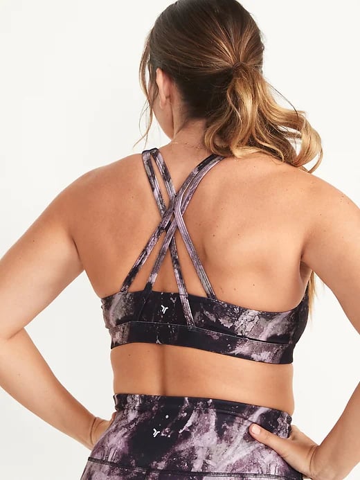Old Navy Medium Support PowerPress Strappy Sports Bra