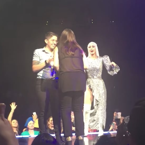 Katy Perry Helps Fan Propose at Concert