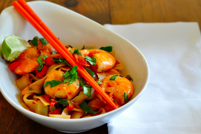 Shrimp Stir-Fry With Rice Noodles