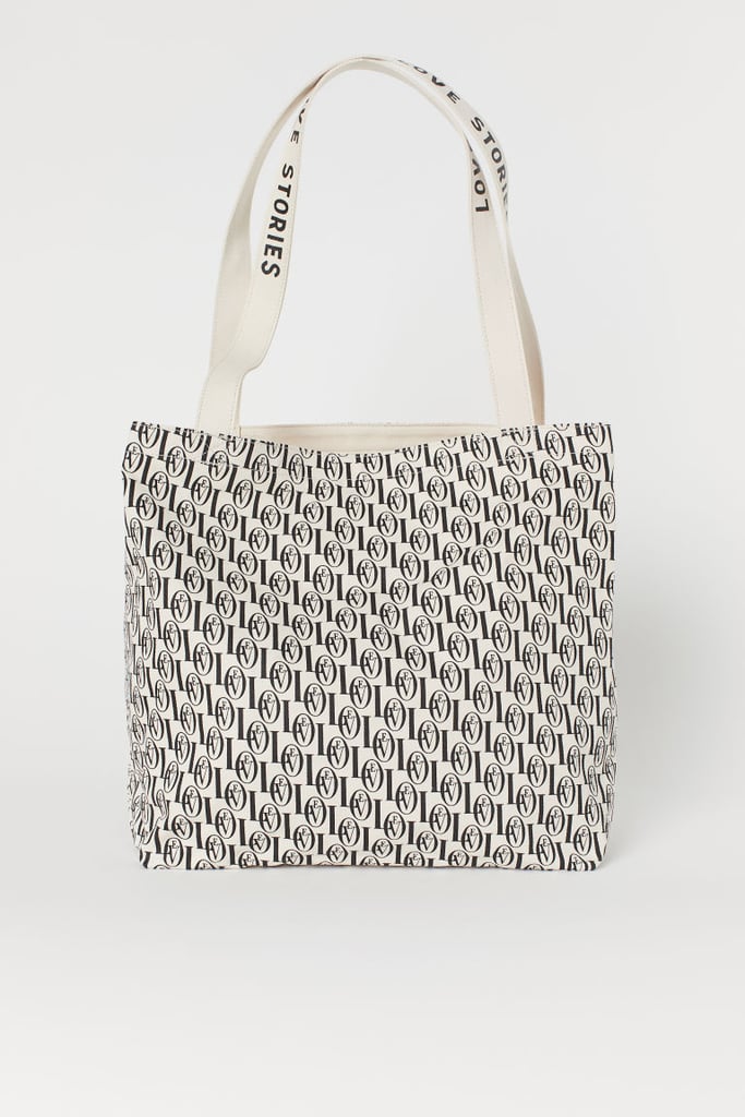 H&M Patterned Beach Bag