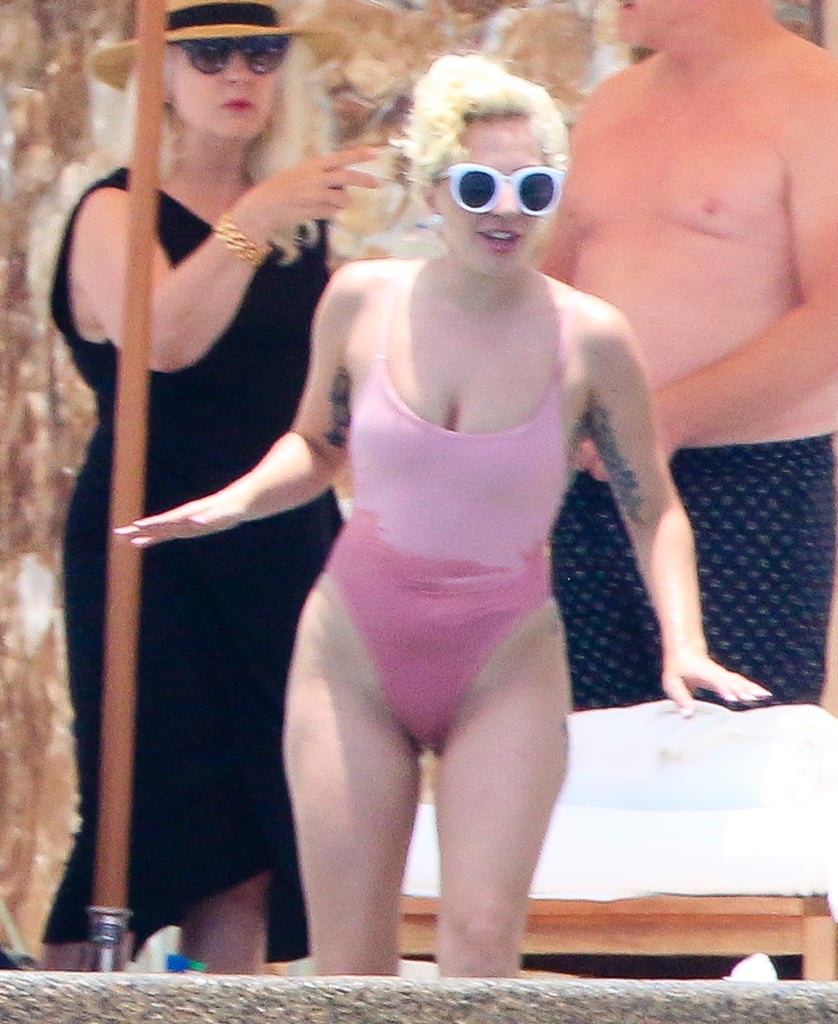 Lady Gaga Wearing Swimsuit in Mexico After Breakup July 2016